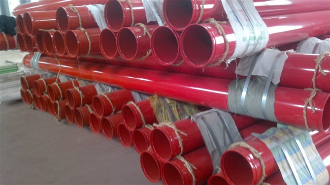 新鉦潤消防內(nèi)外涂塑鋼管