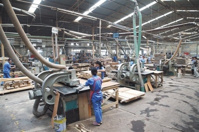 一些家具廠通過整體改造,已經達到國家標準。