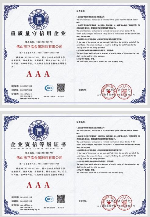 重質量守信用企業